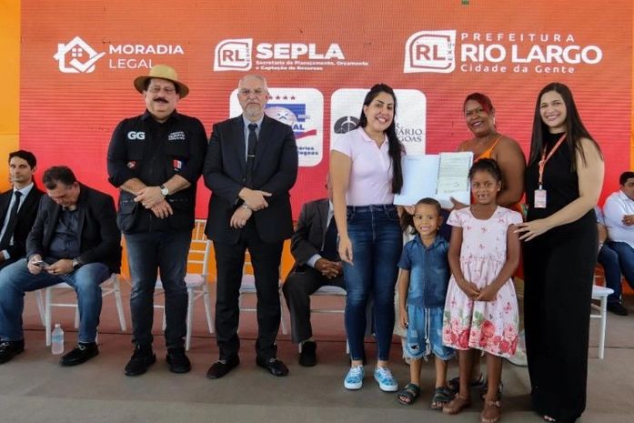 Mais de 400 famílias realizam o sonho de regularizar seu lar por meio do Moradia Legal em Rio Largo