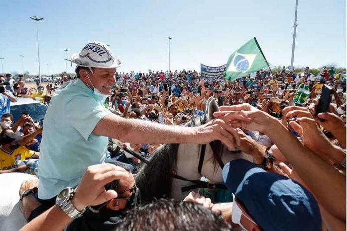 Bolsonaro em visita ao Nordeste