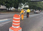 Trecho da Avenida Durval de Góes Monteiro segue parcialmente interditado até este sábado (30)