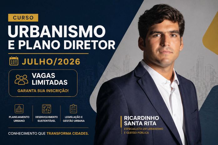CURSO URBANISMO E PLANO DIRETOR
-RICARDINHO SANTA RITA -