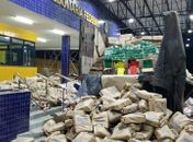 Mais de uma tonelada de maconha é apreendida em Alagoas escondida em carga de fubá de milho