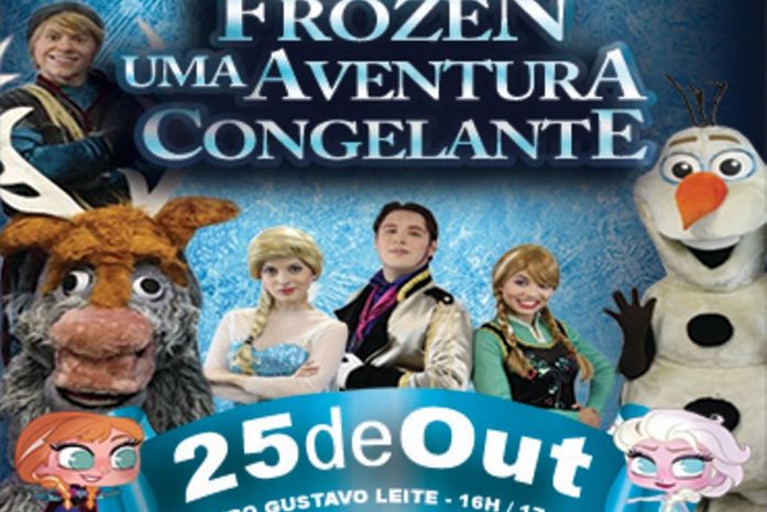 Frozen uma aventura congelante chega a Maceió