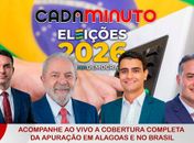 Cada Minuto transmite apuração ao vivo neste domingo, com análise de jornalistas e dados de boca de urna