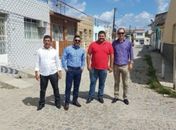 Vereador Breno, Presidente Maxwell, vereadores Bel Correia e Elson