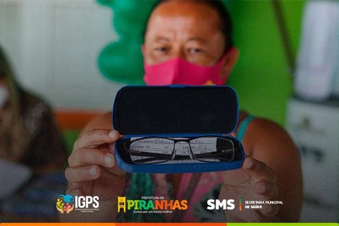 Prefeitura de Piranhas entrega óculos gratuitamente para a população