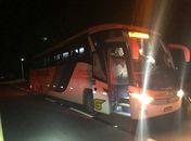 Ônibus da empresa Gontijo seguia de Recife (PE) para Aracaju (SE) com 23 passageiros.