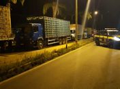 Seis caminhões são apreendidos por transportar mercadoria sem nota fiscal em AL