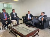 Prefeito George Clemente se reúne com senadores em audiência no Senado Federal