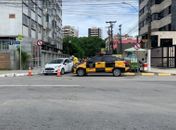 Bloqueios no trânsito garantiram segurança dos foliões durante as prévias carnavalescas