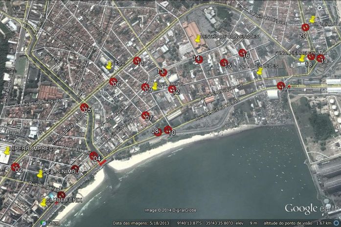 Pontos de interdição durante as prévias neste fim de semana