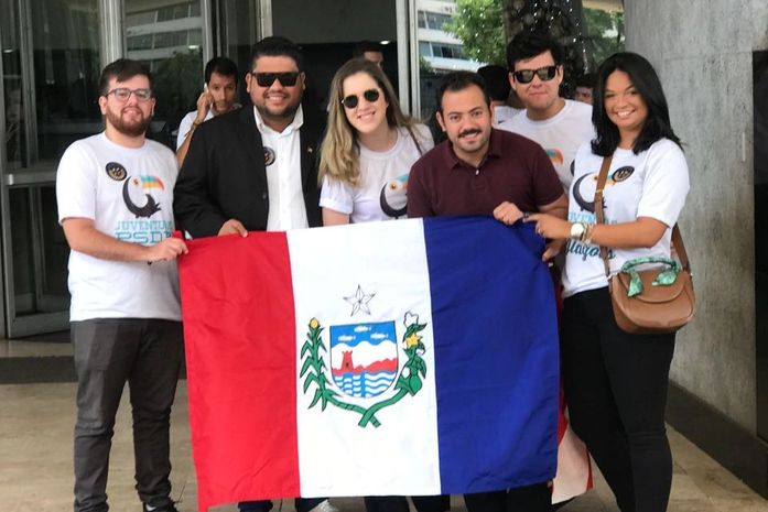 Juventude tucana de Alagoas com o presidente eleito, Marcos Saraiva