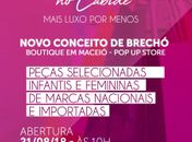 Brechó boutique sustentável chega em Maceió na próxima terça-feira (21)