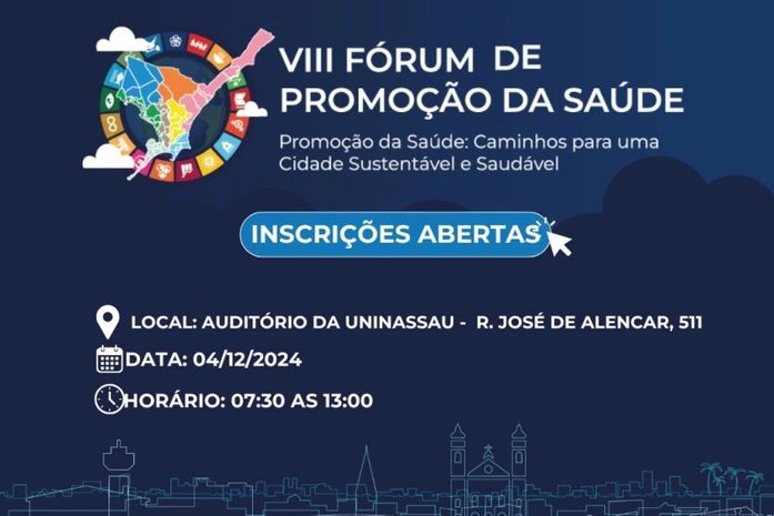 8º Fórum Municipal de Promoção da Saúde está com inscrições abertas