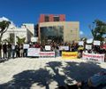 Estudantes da Uncisal protestam contra risco de perder vagas e cobram melhorias na estrutura da universidade