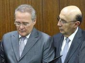 Renan Calheiros e Henrique Meirelles