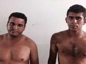 Claudemasio José Alves da Silva, 29 anos e Tiago Gomes do Nascimento, 26 anos foram presos na  noite de ontem 