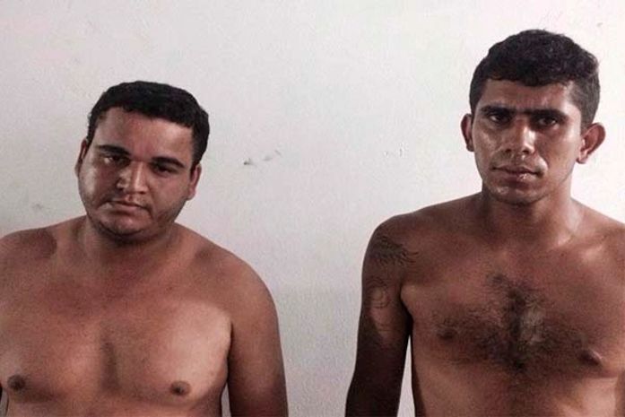Claudemasio José Alves da Silva, 29 anos e Tiago Gomes do Nascimento, 26 anos foram presos na noite de ontem