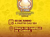 Prefeitura de Anadia anuncia 2ª edição da Feira Gastronômica e Artesanal