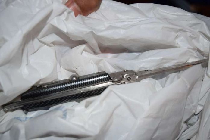 Arma utilizada no crime