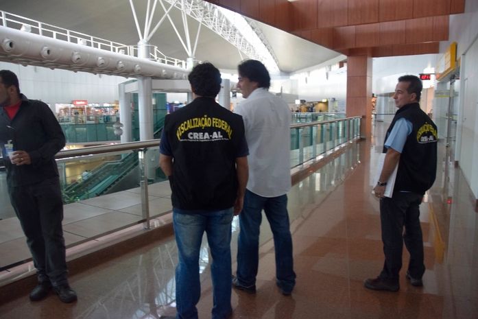 Fiscalização do CREA no aeroporto