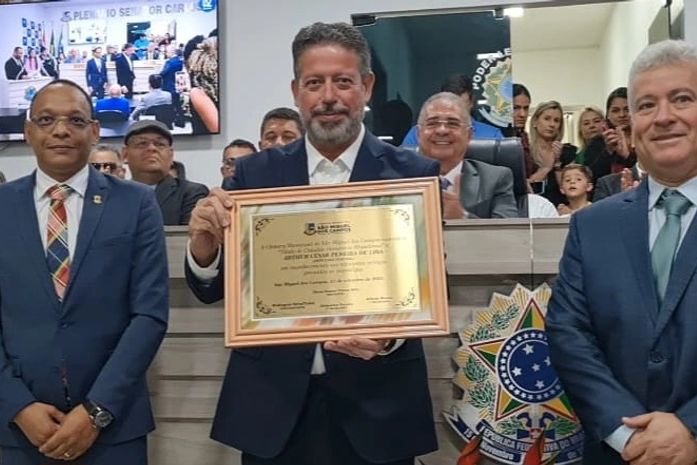 Deputado Federal Arthur Lira recebe título de Cidadão Honorário de São Miguel dos Campos