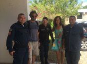 Domingos Montagner e Camila Pitanga tiraram esta foto nesta manhã, antes do acidente