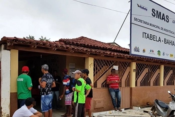 Trabalhadores buscaram auxílio na Assistência Social