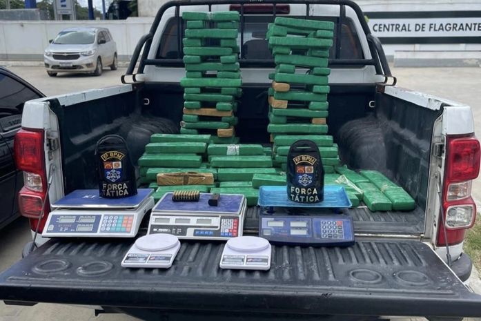Operação nacional apreende 130 kg de drogas e quatro armas de fogo em AL