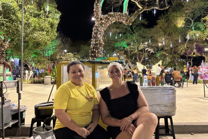 “Vou tirar 13º pela primeira vez”: ambulantes celebram vendas no Parque Centenário