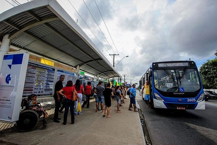 Pontos de ônibus do Sistema Integrado de Mobilidade de Maceió (SIMM)
