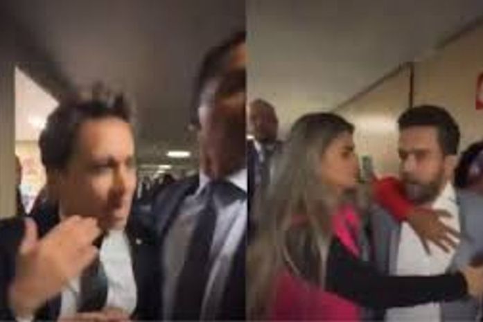 Deputados Nikolas Ferreira e André Janones brigam na Câmara em sessão do Conselho de Ética