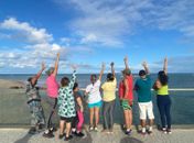 Unidade de Saúde do José Tenório promove caminhada com grupo de idosos
