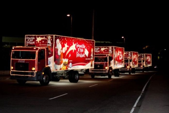 Caravana do Papai Noel da Coca-Cola passará por Arapiraca nesta terça, (20)