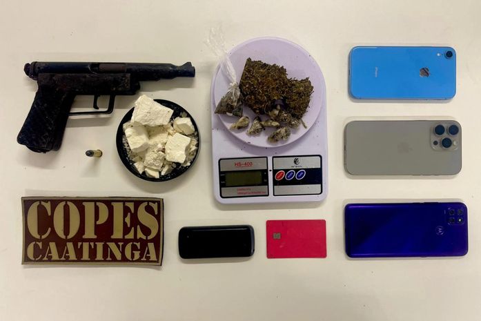 Ações da PMAL resultam em prisões por porte ilegal de arma, furto e tráfico de drogas