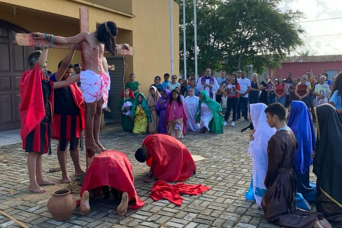 Paróquia de Santa Luzia convida fiéis para participar da Via Sacra encenada nesta sexta-feira (11), em União dos Palmares