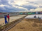Na creche, prefeito Rodrigo Valença acompanhou o andamento da obra