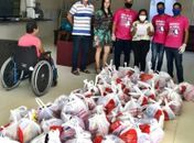 Lojas Americanas doa kits de higiene pessoal para abrigo de idosos em São Miguel dos Campos