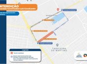 Av. Governador Luís Cavalcante será interditada parcialmente para realização de obras a partir desta sexta (11)
