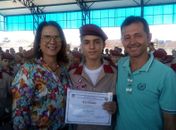 Professora Graça participa de formatura de alunos da Escola Militar Tiradentes