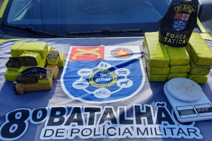 Em ações distintas, PM apreende mais de 17kg de entorpecentes em Alagoas