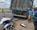 Motociclista morre após ser atingido por caminhão caçamba na AL-110, em Arapiraca