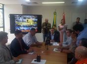 Renan Filho se reuniu com membros da SSP na manhã de hoje
