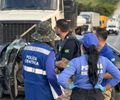 Condutor de carro de passeio morre após perder controle de veículo e colidir com carreta na BR-101, em Pilar