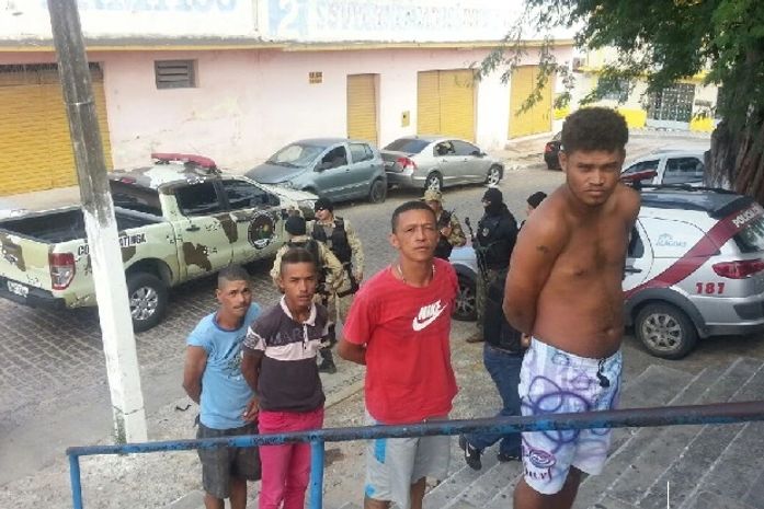 Grupo preso no Sertão acusado de diversos crimes
