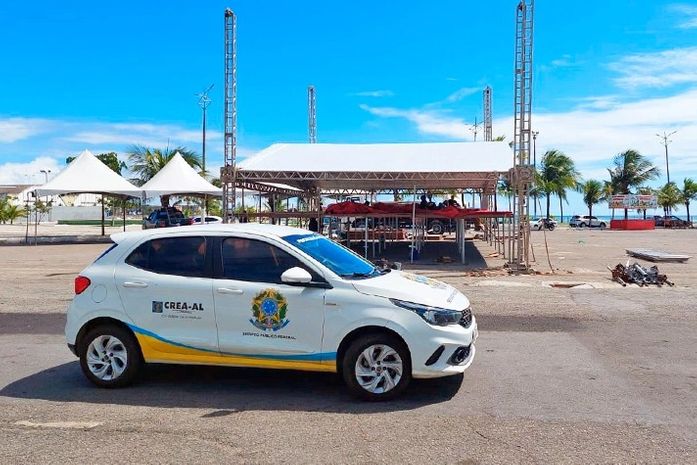 Fiscalização do Crea-AL percorre municípios com foco nas estruturas de Carnaval