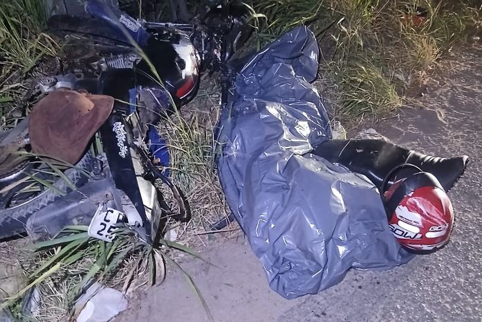 Motociclista morre após perder controle da moto e colidir em poste na AL-115, em Girau do Ponciano