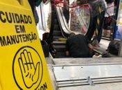 Conserto da escada rolante teve início nesta sexta-feira (15) 
