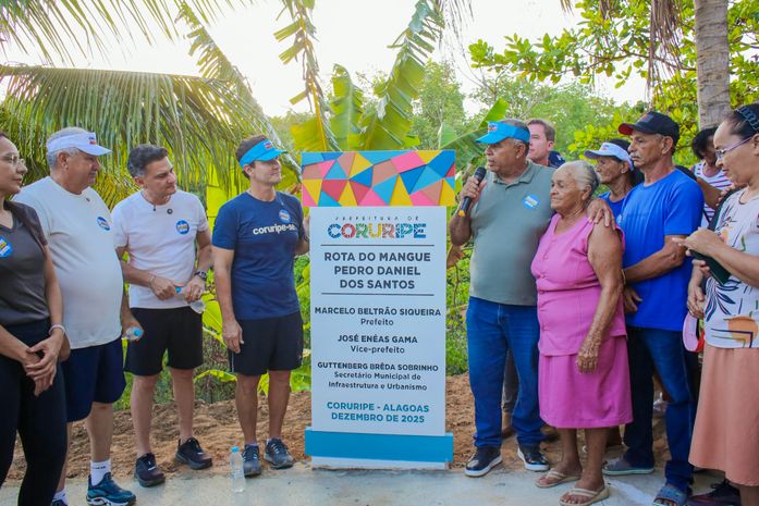 Prefeito Marcelo Beltrão entrega Rota do Mangue que liga o Pontal-Vassouras