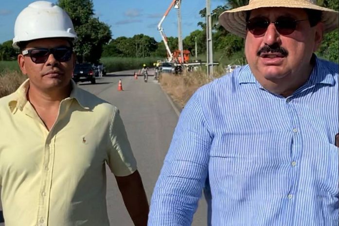 Mais de 3km de luminárias em LED chegam a região da Cone, em Rio Largo