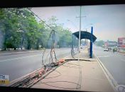 Fogo atinge fios de telefonia e deixa moradores da Gruta sem energia e sinal de internet 